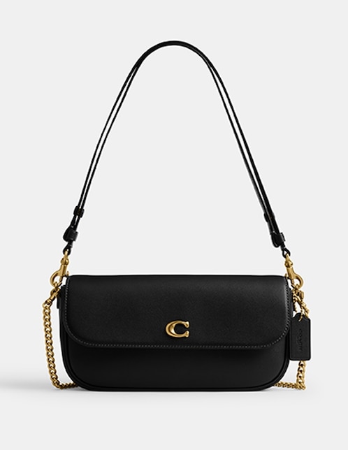 COACH Bolsa flap Coach Refined Calf de piel para mujer