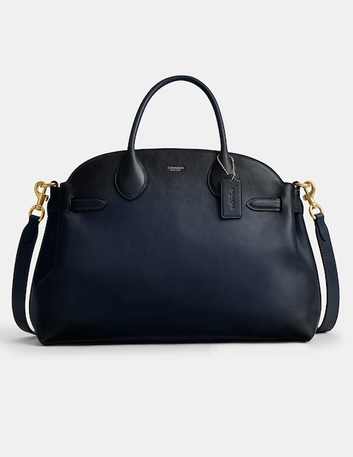 Bolsa carry all Coach Natural Grain Leather de piel para mujer