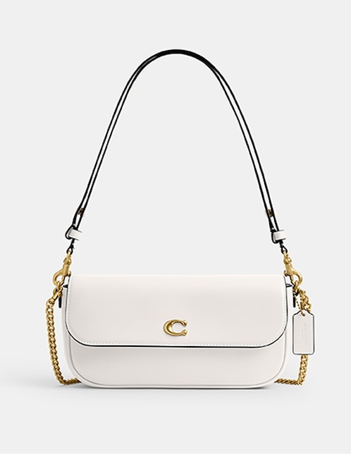 COACH Bolsa flap Coach Refined Calf de piel para mujer