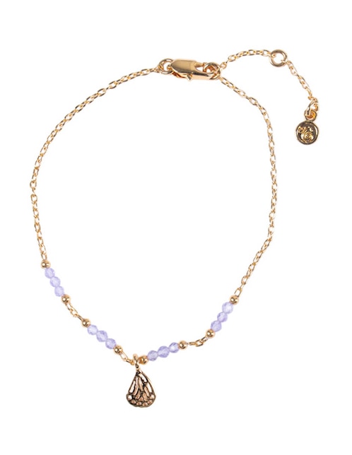 Pulsera Pineda Covalin con amatista 18 k Mariposa