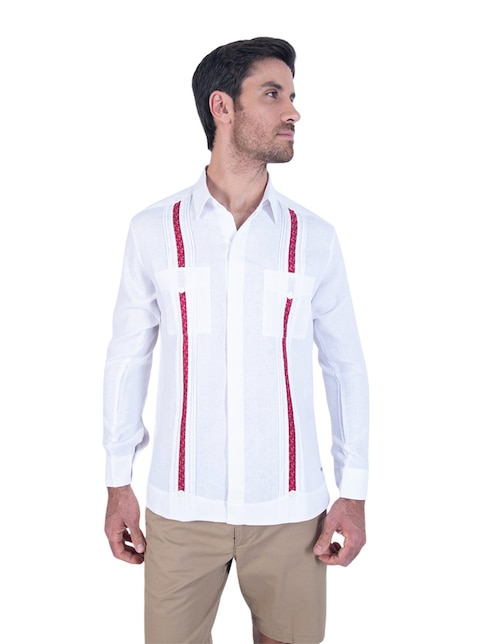 Guayabera manga larga Pineda Covalin para hombre