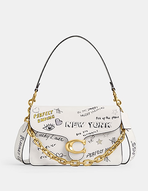 Bolsa shoulder Coach Printed Leather de piel para mujer