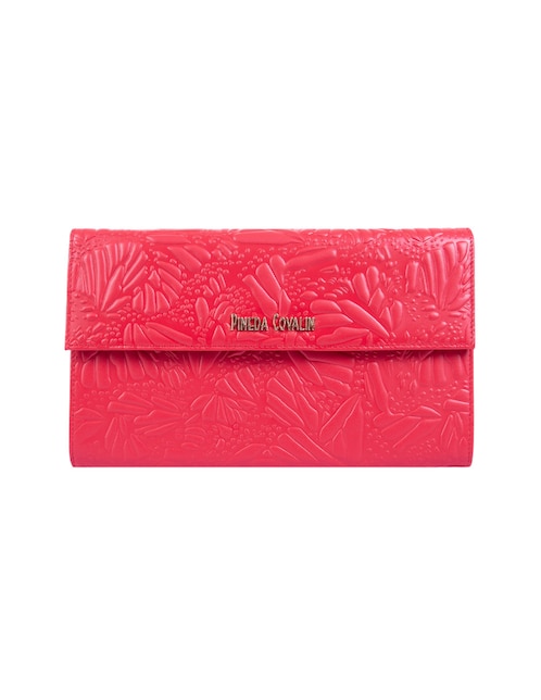 Bolsa clutch Pineda Covalin Grabado Mariposa de piel para mujer