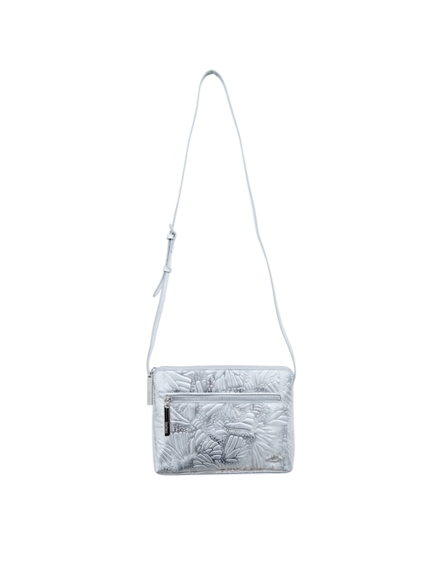 Bolsa crossbody Pineda Covalin Grabado Mariposa de piel para mujer