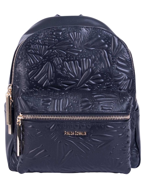 Bolsa backpack Grabado Mariposa de piel para mujer 1