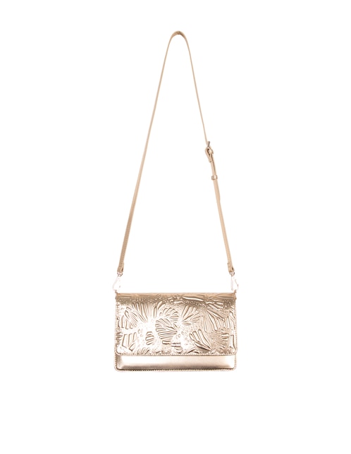 Bolsa crossbody Pineda Covalin Grabado Mariposa de piel para mujer