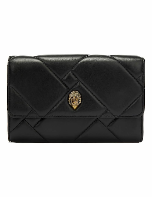 Bolsa flap de cuero para mujer