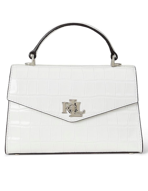 Bolsa satchel Farrah de piel para mujer 1