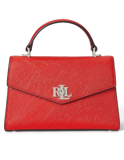 Bolsa satchel Lauren Ralph Lauren de piel para mujer