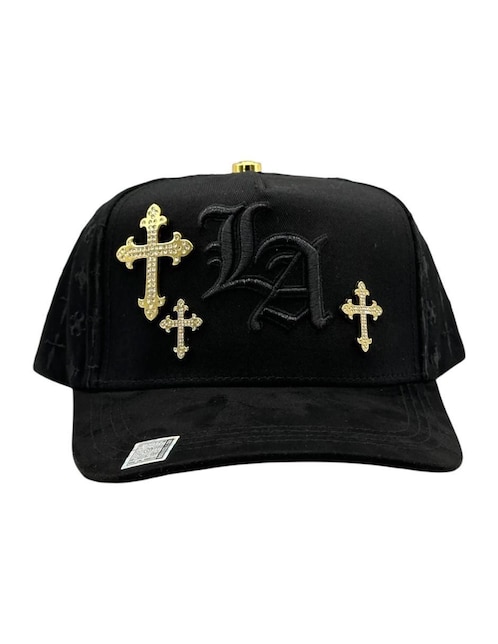 Gorra visera semicurva broche casual Big Boss La Cruz Gold para hombre