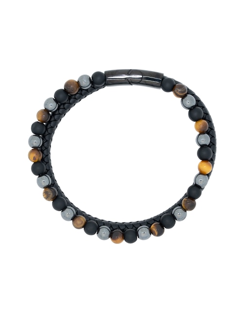 Pulsera Pineda Covalin de piel con acabado mate