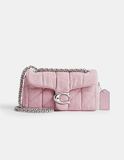 Bolsa shoulder Coach Quilted Denim para mujer
