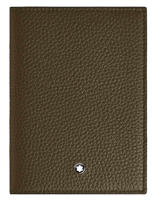 Porta pasaporte Montblanc Grain de piel