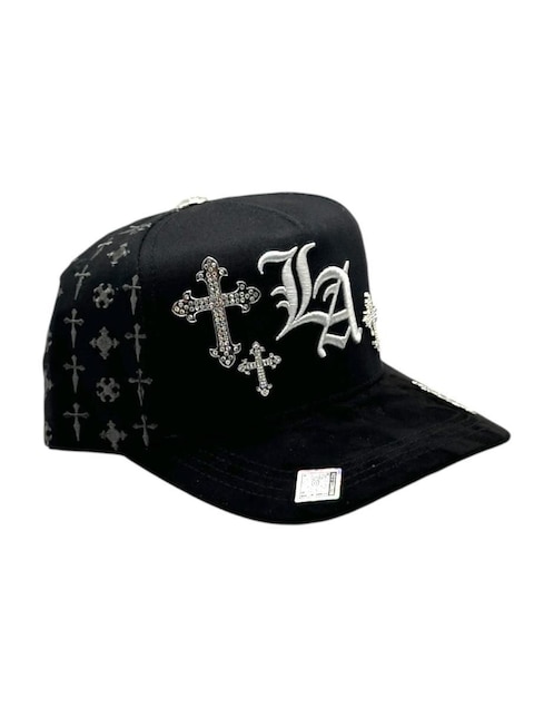 Gorra visera semicurva snapback Big Boss La Cruz Gray para hombre