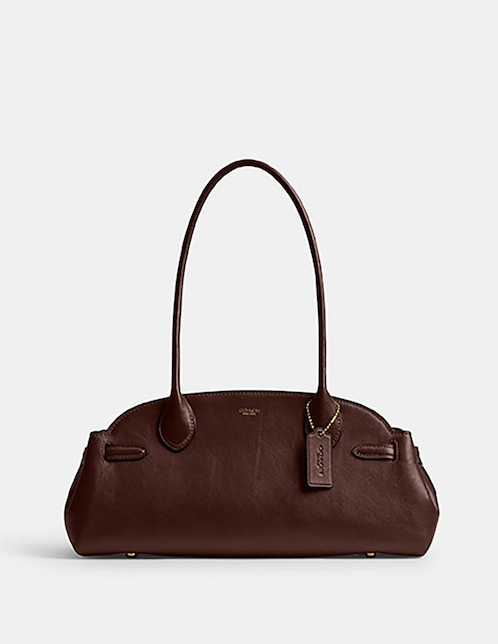COACH Bolsa carry all Coach Glazed Leather de piel para mujer