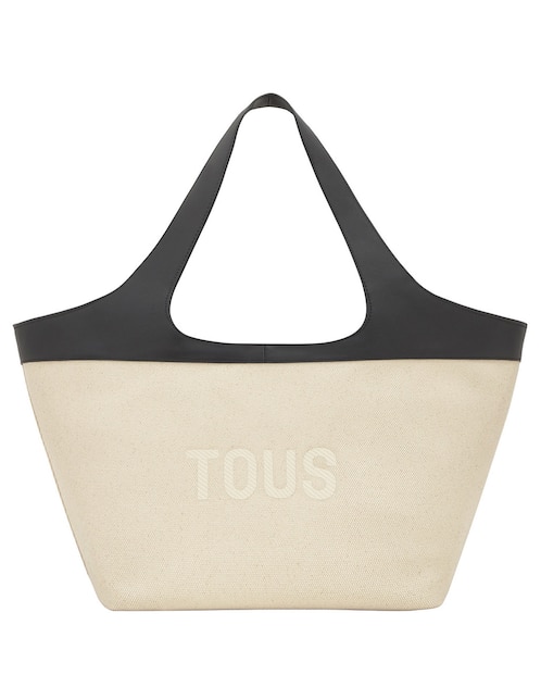 Bolsa shopper Tous Lirio Canvas para mujer