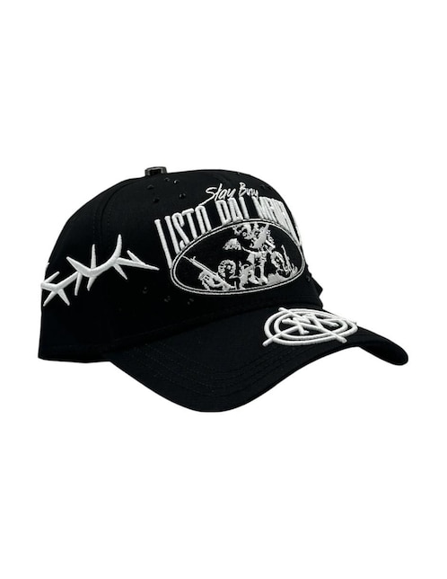 Gorra visera curva snapback casual Baez Listo Pal Meneo para hombre
