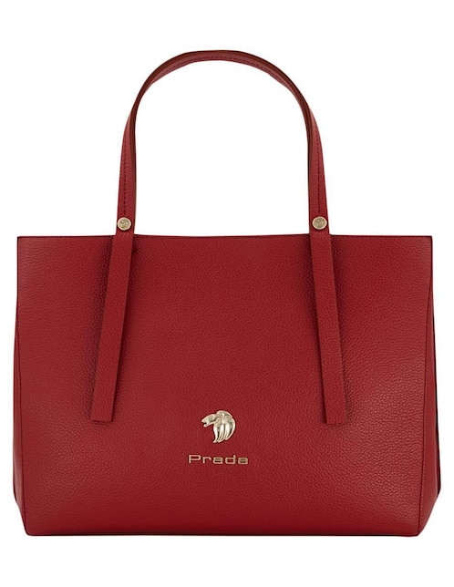 Bolsa shoulder Prada de piel para mujer