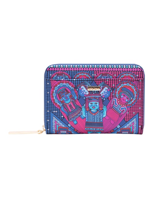 Cartera caritas sonrientes de Veracruz para mujer 1