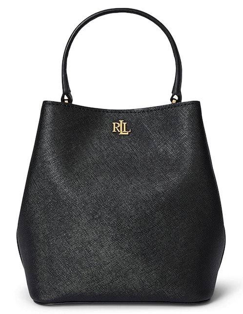 Bolsa bucket Lauren Ralph Lauren de piel para mujer