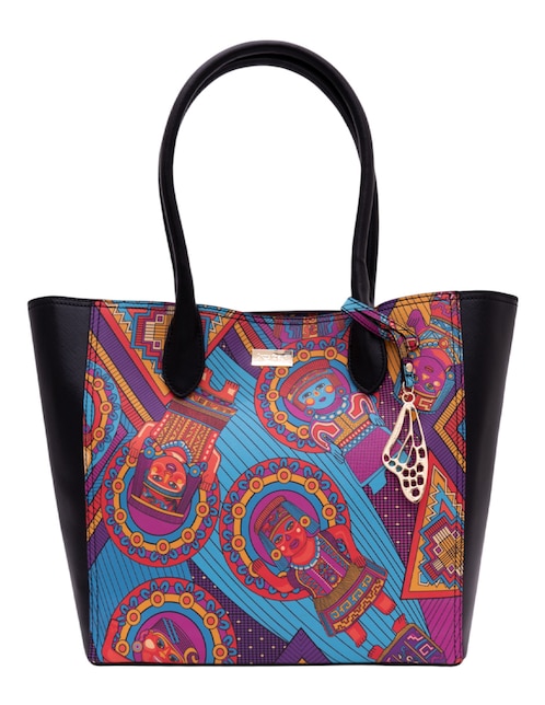 Bolsa tote Caritas Sonrientes De Veracruz para mujer 1