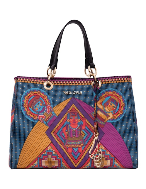 Bolsa satchel Pineda Covalin Caritas Sonrientes De Veracruz para mujer