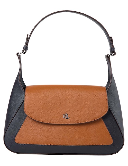Bolsa shoulder Lauren Ralph Lauren de piel para mujer