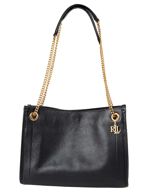 Bolsa satchel Lauren Ralph Lauren de piel para mujer