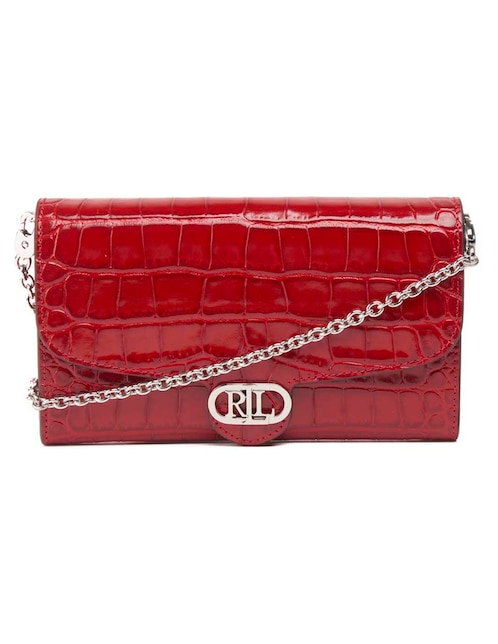 Bolsa crossbody Lauren Ralph Lauren de piel para mujer