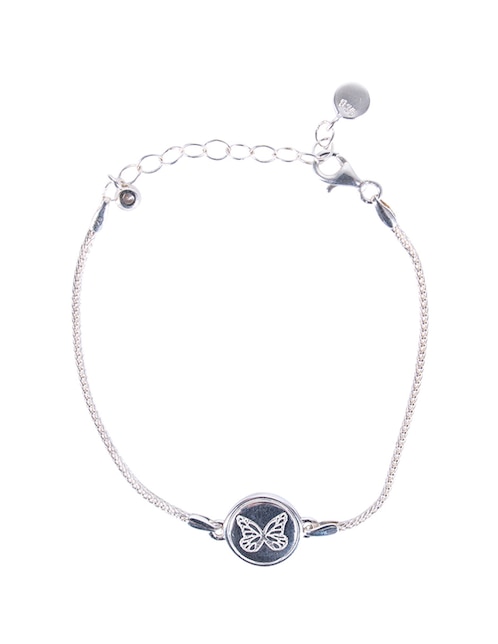 Pulsera de plata P 925 Mariposa Monarca 1