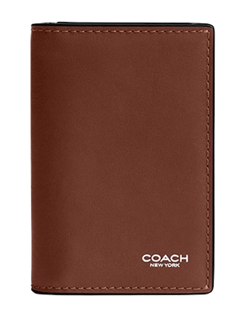 Tarjetero piel Natural Grain Leather para hombre 1