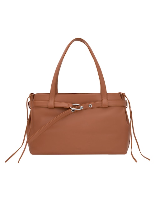 Bolsa shopper Hold de piel para mujer 1
