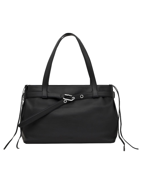 BOLSA Shopper grande TOU PIEL C, NEGRO