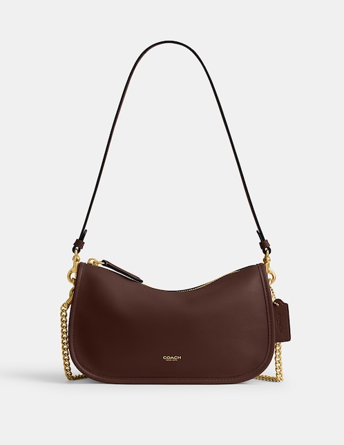 Bolsa Crossbody Natural Grain Leather de piel para mujer