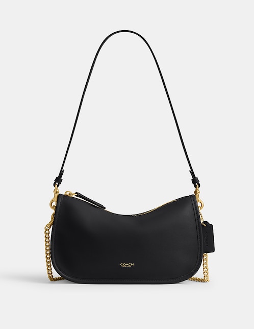 Bolsa crossbody Natural Grain Leather de piel para mujer