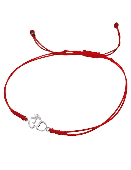 Pulsera vangania "de" plata sin kilataje sin familia o colección "con acabado"