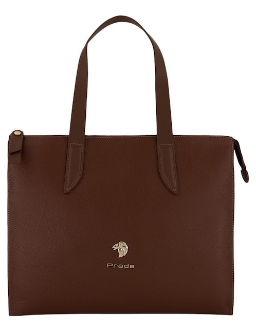 Bolsa shopper de piel para mujer 1