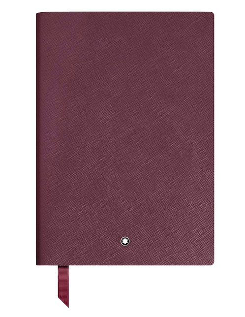 Cuaderno con funda Montblanc hoja a rayas