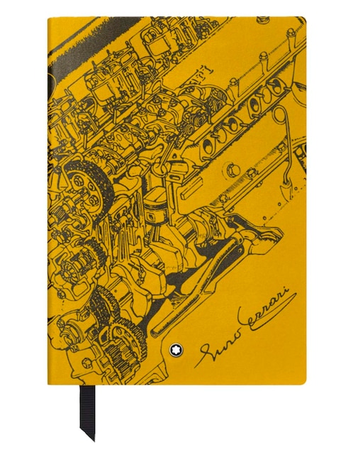 Cuaderno con funda Montblanc a rayas