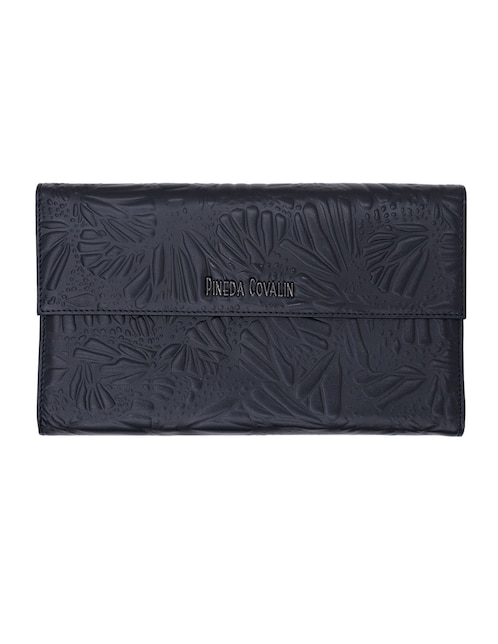Bolsa clutch Grabado Mariposa de piel para mujer 1