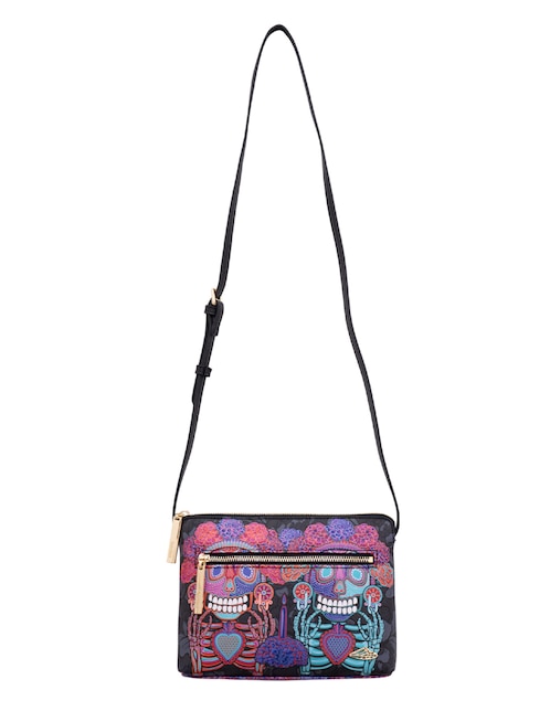 Bolsa crossbody Día de Muertos Catrina para mujer 1
