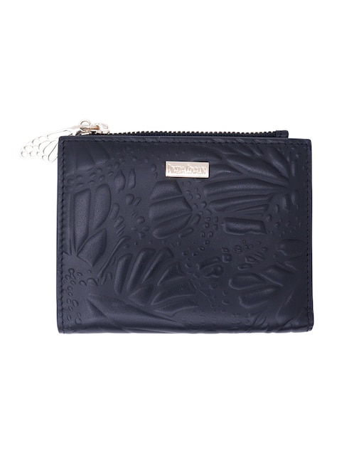 Cartera grabado mariposa para mujer 1