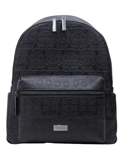 Mochila casual Pineda Covalin Grabado Tzompantli para hombre
