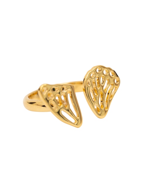 Anillo de mariposa Pineda Covalin chapa de oro