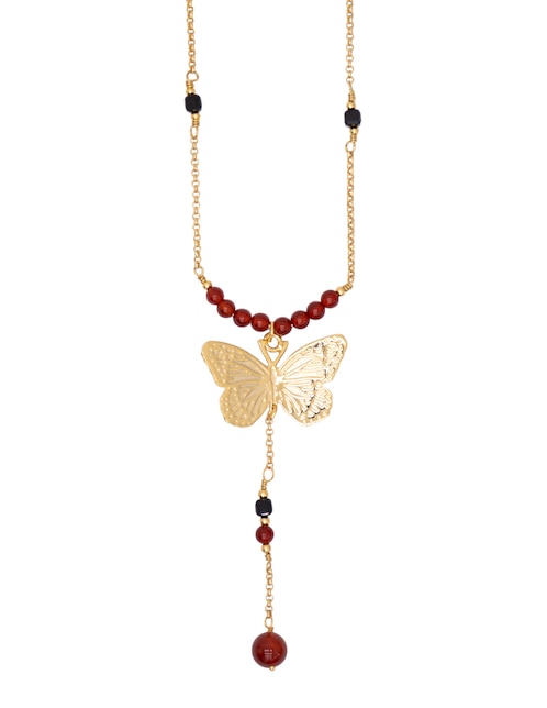 Collar de mariposa chapa de oro 18 K 1