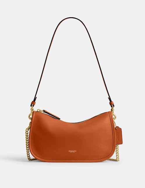 COACH Bolsa shoulder Coach Natural Grain Leather de piel para mujer