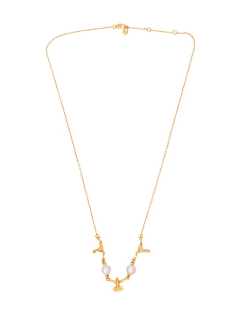 Collar Colibrí chapa de oro 18 k 1