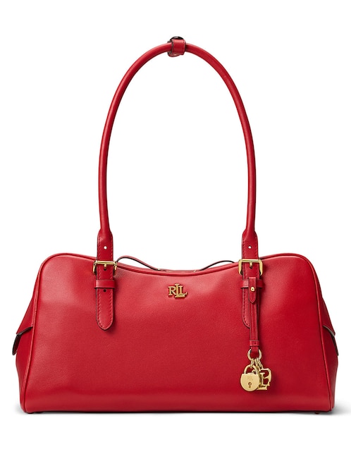 SATCHEL 431P06068003 PIEL CIERRE, ROJO