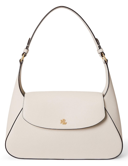Bolsa shoulder Lauren Ralph Lauren de piel para mujer