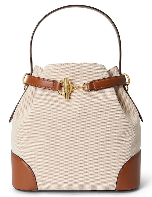 Bolsa bucket Lauren Ralph Lauren para mujer